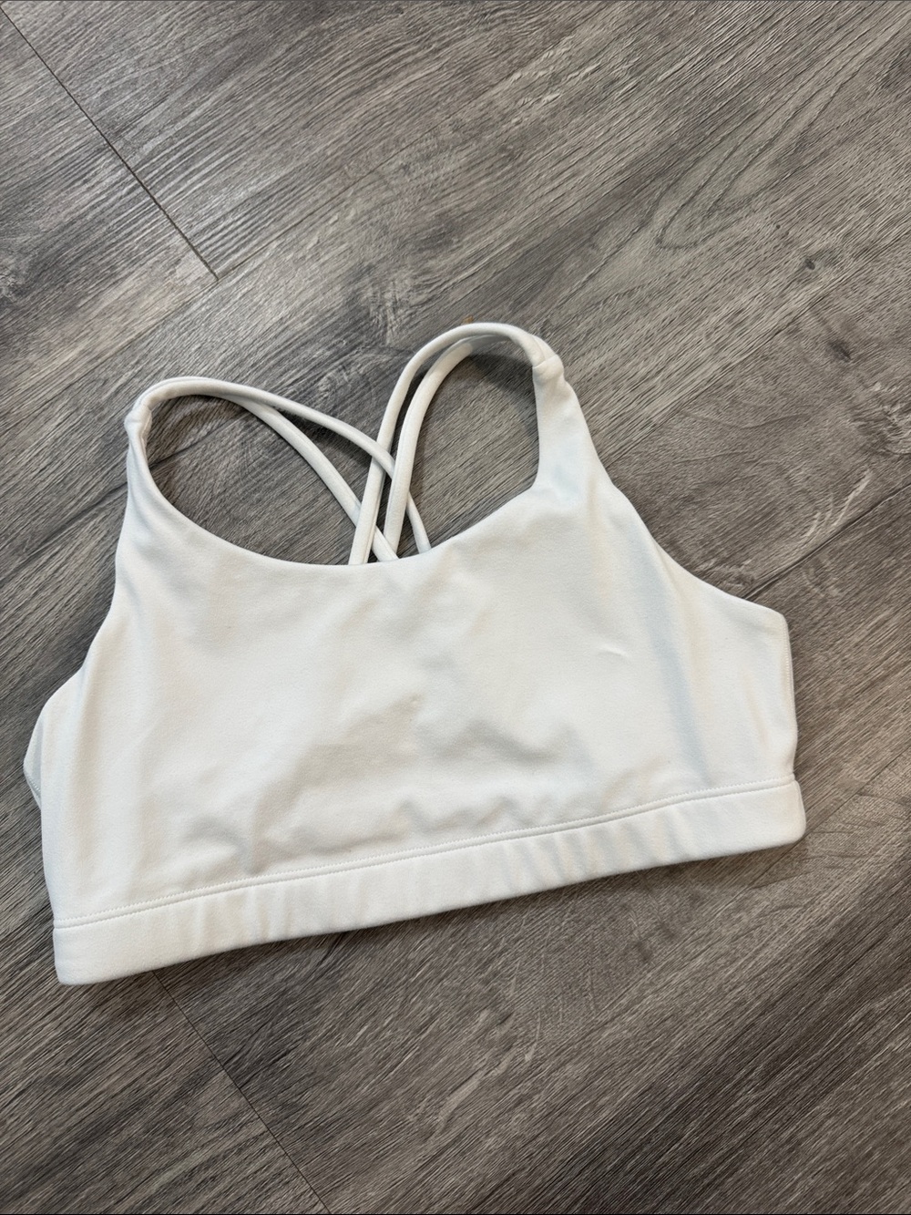 Athleta Girl Upbeat 2.0 Sports Bra White Size XL / 14